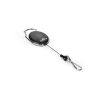 DURABLE / Durable / Style Roulette for Badge with Carabiner, up to 80 cm Black