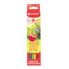 Crayons BRAUBERG "My lovely dogs", 6 colors, sharpened, cardboard packaging