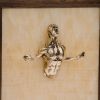 Золотая антилопа / Picture-panel from onyx stone "Walking through the wall"