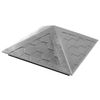 The cap on the fence post 2x2 brick "shingles" 535х535х43
