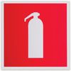 Fire safety sign "Fire extinguisher", 200x200 mm, self-adhesive, photoluminescent