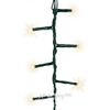 Kaemingk / Lumineo Snake Cintilante String 16m, 750 Luzes LED Branco Quente, PVC Verde, Controlador, IP44
