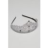 Lace tiara Charm silver