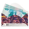 BRAUBERG / Money envelope "Congratulations", 166x82 mm, selective varnish, purple