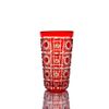 Гусевской Хрустальный завод / Crystal vase for flowers "Vasilisa" small red