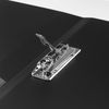 Folder with side metal press and inner pocket BRAUBERG "Contract", black, up to 100 sheets, 0.7 mm