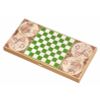 GamesDealer / Backgammon + Checkers Tula "Antique World Map" medium