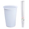 ЛАЙМА / Disposable glasses 200 ml, SET 100 pcs., Plastic, "BUDGET", white, PP, cold / hot