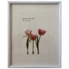 Frame premium 21x30 cm, plastic, baguette 13 mm, "Maria", white