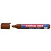 EDDING / Edding / Whiteboard 记号笔，倒角笔尖，1-5mm 棕色