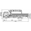 Vehículo de a bordo 6586-322-01 CON CMU PALFINGER INMAN IT-150 sobre chasis KAMAZ-65117