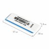 Eraser OTISBURG, 57х18х8 mm, three-layer, white, in cardboard display