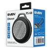 SVEN / Taşınabilir hoparlör PS-68, 1.0, 5 W, Bluetooth, FM tuner, microSD, MP3 çalar, siyah