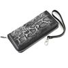 Clutch zipper large "Reptile" black