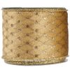 Kaemingk / Decorative ribbon Gold Luxury: Rhombuses 270 * 6 cm