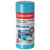 BRAUBERG / ANTIBACTERIAL napkins for screens and plastic "XXL", dense, 13x17 cm, 100 pcs.