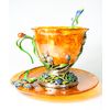 Amber Palace / Cung điện hổ phách / tách trà "Iris", bằng đồng