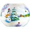 Ариель / Bola de Natal do autor "Boneco de neve na árvore de Natal", 10 cm