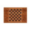 GamesDealer / Gamão + damas Estrada "Caçadores em repouso" feita de cinza maciça manchada 36x46 cm