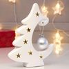 Сималенд / Souvenir ceramics "Christmas tree with stars and a ball"