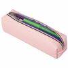 Pencil case-cosmetic bag BRAUBERG, frosted PVC, "Celebrity", pink, 21х5х6 cm