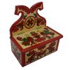 Беломорские узоры / Box wooden "Boretskaya painting" 17 cm