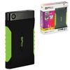 SILICON POWER / Hard disk external HDD Armor A15, 1 TB, USB 3.0, shockproof, black / green