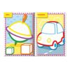 Coloring book A5, 8 sheets, HATBER, First drawings, with colored contour, "Machine"