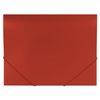 Folder on elastics BRAUBERG "Office", red, 300 sheets, 500 µm