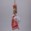 Потешный промысел / Christmas tree toy from porcelain "Butterfly"