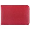 BRAUBERG / Business card holder / single row credit card holder "Iguana", 24 cards, snake skin, clasp, red