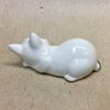 Porcelain figurine "Cat cat striped tail"