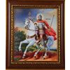 Vernissage of History / Icon - bas-relief "Warlord Saint Sarkis and Saint Martiros", 21 x 18