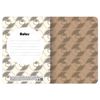 BRAUBERG / Notebook 60 l. checkered cover CRAFT, beige paper 70 g / m2, stitching, B5 (179x250 mm), VINYL / 4 pcs.