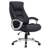 Office chair BRABIX "Grand EX-500", genuine leather, black