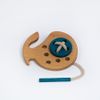 Bug / Wooden lacing "Whale"