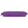 Pencil case-cosmetic bag PYTHAGORAS zipper, textile, violet, 19х4х9 cm