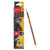 Bút chì đen MAPED, BỘ 12 miếng, "Black Pep's", chữ B, hình tam giác, có dây thun