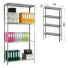 "MS KD" metal rack, 1850 x700 x300 mm, 4 shelves