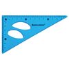 Set the drawing medium flexible BRAUBERG "FLEX" (ruler 20 cm, a triangle, a protractor), assorted