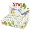 Eraser STAFF "College", 38х22х16 mm, drop shape, white color, thermoplastic rubber