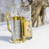 Zirconia cup holder with crystal glass in a box