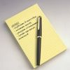 POST-IT / Self-adhesive block (sticker) ORIGINAL 102x152 mm, 100 sheets, checkered, yellow