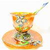 Amber Palace / Cung điện hổ phách / tách trà "Iris", bằng đồng