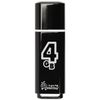 SMARTBUY / 4 GB Flash Drive, Glossy, USB 2.0, black