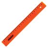 Line plastic, 20 cm, PYTHAGORAS, opaque, neon, assorted