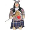 Мастерская подарков / Gift workshop / Home amulet "Baba Yaga in bast shoes" large