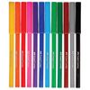 Markers FABER-CASTELL 12 colors washable, cardboard packaging, Euro slot