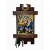 Универсальный свиток / Universal scroll / Handmade wooden wall key holder "Hunters"