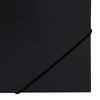 Folder on elastics BRAUBERG Office, black, up to 300 sheets, 500 µm